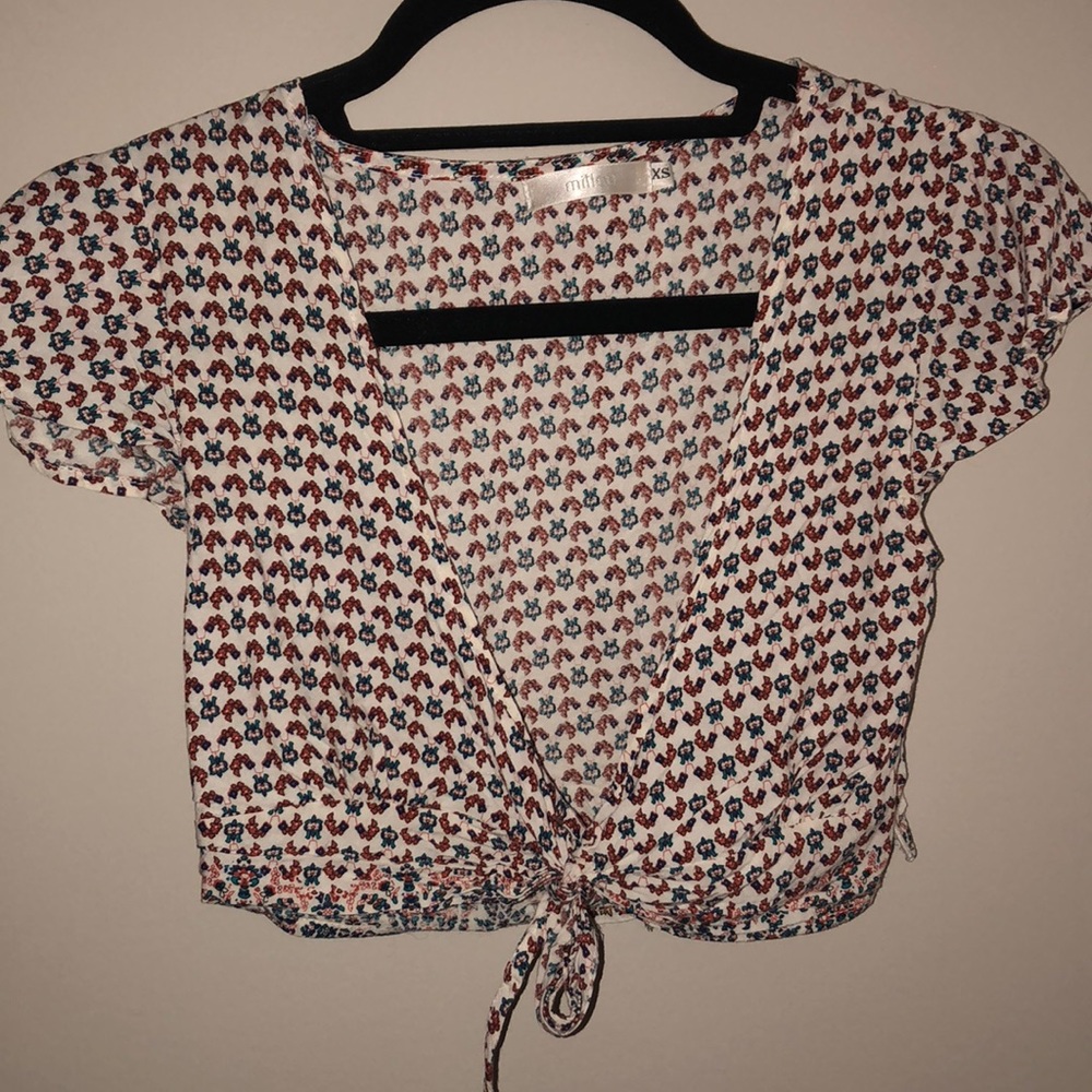 LF Milau Patterned Crop Top
